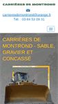 Mobile Screenshot of carrieres-de-montrond.com
